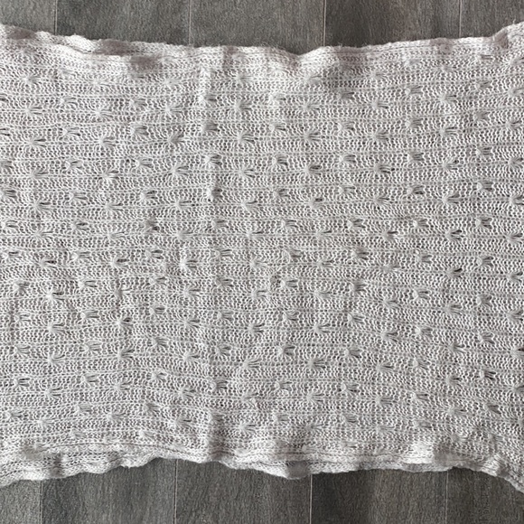 Light Pink/Purple Knit Infinity Scarf - Picture 2 of 5